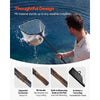 VEVOR Fishing Net, Foldable Landing Nets with Telescopic Handle and Built in Length Scale, Lightweight and Stronger 6063 Aluminum Fish Gear, Soft Silicone Mesh, Holds up to 30 lbs, for Kayak Boat Bank