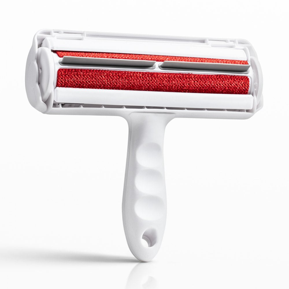VEVOR Pet Hair Remover Roller, Reusable Dual-sided Lint Roller Tool, Dog and Cat Efficient Hair Cleaning Remover, for Home, Furniture, Car, Couch, Carpet, Seat, Bedding, Floor, Sofa, White