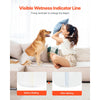 VEVOR Disposable Dog Diapers, Super Absorbent Female Dog Diapers, 360° Leak-Proof Female Doggy Pet Diaper with Wetness Indicator for Heat Period, Training, Incontinence - M, 144 Count (2 Packs of 72)