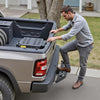 VEVOR Hitch Step for 2 Inch Receiver, Universal Rear Bumper Guard Protector with 350 LBS Load Capacity, Strong Mild Steel Construction with Pin Lock and Stabilizer, Fit for Truck, SUV, Pickup, Trailer