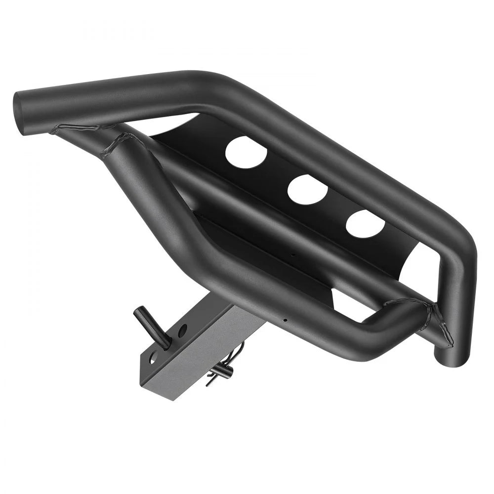 VEVOR Hitch Step for 2 Inch Receiver, Universal Rear Bumper Guard Protector with 350 LBS Load Capacity, Strong Mild Steel Construction with Pin Lock and Stabilizer, Fit for Truck, SUV, Pickup, Trailer