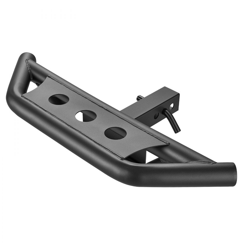 VEVOR Hitch Step for 2 Inch Receiver, Universal Rear Bumper Guard Protector with 350 LBS Load Capacity, Strong Mild Steel Construction with Pin Lock and Stabilizer, Fit for Truck, SUV, Pickup, Trailer