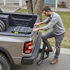 VEVOR Hitch Step for 2 Inch Receiver, Universal Rear Bumper Guard Protector with 350 LBS Load Capacity, Strong Mild Steel Construction with Pin Kit and Stabilizer, Fit for Truck, SUV, Pickup, Trailer