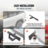 VEVOR Hitch Step for 2 Inch Receiver, Strong Steel Construction with 300 LBS Load Capacity, Rear Bumper Guard Protector with Pin Lock and Stabilizer, Universal Fit for Truck, SUV, Pickup, Trailer