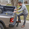 VEVOR Hitch Step for 2 Inch Receiver, Universal Rear Bumper Guard Protector with 350 LBS Load Capacity, Non-Slip Tow Hitch Step with Pin Kit and Stabilizer, Fit for Truck, SUV, Pickup, Trailer