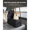 VEVOR Pet Stroller, 35 lbs Weight Capacity, Foldable Dog Stroller Cart, 4 Wheels Cats Pram with Detachable Carrier & Mesh Windows, Portable Animal Carrier with Brake for Small to Medium Pets
