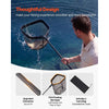 VEVOR Fishing Net, Foldable Landing Nets with Telescopic Handle, Portable Lightweight Carbon Fiber Long Fish Gear, Nylon Covered PVC, Durable and Fish-friendly, for Kayak Boat Bank Pond, Gifts for Men