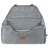 VEVOR Dog Car Seat, Dog Booster Seat for Car with A Storage Pocket, Pet Car Seat with Clip-On Safety Leash, Sponge Filling, Dog Car Bed for Medium & Large Dog up to 55 lbs, Gray