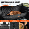 VEVOR Dog Car Seat, Waterproof Dog Booster Seat for Car, Pet Car Seat with Clip-On Safety Leash, PP Cotton Filling, Dog Car Bed for Medium & Large Dog up to 100 lbs, Black