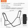 VEVOR Universal 2 Person Hammock Stand, Adjustable Heavy Duty 450 lbs Capacity Hammock Stand Fits 6.9-12.8 ft Hammocks for Outdoor and Indoor Portable Hammock Stand with Chain, Hook, and Carrying Bag