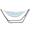 VEVOR Universal 2 Person Hammock Stand, Adjustable Heavy Duty 450 lbs Capacity Hammock Stand Fits 6.9-12.8 ft Hammocks for Outdoor and Indoor Portable Hammock Stand with Chain, Hook, and Carrying Bag