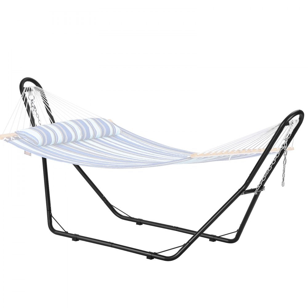 VEVOR Universal 2 Person Hammock Stand, Adjustable Heavy Duty 450 lbs Capacity Hammock Stand Fits 6.9-12.8 ft Hammocks for Outdoor and Indoor Portable Hammock Stand with Chain, Hook, and Carrying Bag