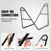VEVOR Universal 2 Person Hammock Stand, Adjustable Heavy Duty 550 lbs Capacity Hammock Stand Fits 8-13 ft Hammocks for Outdoor and Indoor Portable Hammock Stand with Chain, Hook, and Carrying Bag