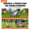 VEVOR Universal 2 Person Hammock Stand, Adjustable Heavy Duty 550 lbs Capacity Hammock Stand Fits 7.5-13.5 ft Hammocks for Outdoor and Indoor Portable Hammock Stand with Chain, Hook, and Carrying Bag