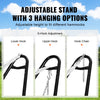 VEVOR Universal 2 Person Hammock Stand, Adjustable Heavy Duty 550 lbs Capacity Hammock Stand Fits 7.5-13.5 ft Hammocks for Outdoor and Indoor Portable Hammock Stand with Chain, Hook, and Carrying Bag