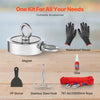 VEVOR Magnet Fishing Kit, 1700 LBS/771 Kg Double-Sided Pulling Force Strong Magnet Fishing Kit, Rare Earth Neodymium Magnetic Fishing Kit Includes Grappling Hook, Heavy Duty Rope, Gloves and Eyebolt