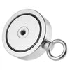 VEVOR Magnet Fishing Kit, 1400 LBS/635 Kg Double-Sided Pulling Force Magnet Fishing Kit, Rare Earth Neodymium Magnetic Fishing Kit Includes Grappling Hook, Heavy Duty Rope, Gloves, Eyebolt, Carry Case