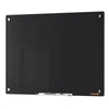VEVOR Magnetic Glass Whiteboard, Dry Erase Board 36"x24", Wall-Mounted Large White Glassboard Frameless, with Marker Tray, an Eraser and 2 Markers, Black