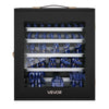 VEVOR Miniatures Storage Case, Warhammer Fits for 1750-2000 Scale Models, Wooden Miniatures Display Holder with 5 Tray & 13 Slots, Miniature Transport Case for Collectibles (Minis Not Included)