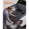 VEVOR Slide-Out Truck Bed Cargo Tray 500 lbs Capacity Fits 5'7" Beds&Longer, Heavy-Duty Bed Slide, for Full-Size Pickup Trucks, Durable HDPE Material, Easy Tailgate Access, Sliding Storage Organizer