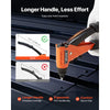 VEVOR Pop Rivet Gun Kit, with 200 Blind Rivets, Heavy Duty Single Hand Riveter with 4 Interchangeable Nosepieces, 4 Drill Bits, and a Carrying Case, Manual Riveting Tool for Metal, Automotive, Home