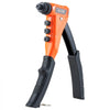 VEVOR Pop Rivet Gun Kit, with 200 Blind Rivets, Heavy Duty Single Hand Riveter with 4 Interchangeable Nosepieces, 4 Drill Bits, and a Carrying Case, Manual Riveting Tool for Metal, Automotive, Home