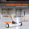 VEVOR 24-Inch Magnetic Sweeper with Wheels, 50 lbs Capacity, with Telescoping Magnetic Pickup Tool, Adjustable Handle, Magnetic Pickup Sweeper to Pick Up Nails and Screws, for Workshop, Garage, Yard