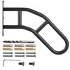 VEVOR Handrails for Outdoor Steps, 29" Length Wall Mount Safety Railings for 1-3 Steps, U-Shaped Handrail with Matte Black Finished, Stair Handrails for Kids, Elderly, Pregnant Women, Disabled