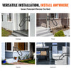 VEVOR Handrails for Outdoor Steps, 32" Length Wall Mount Safety Railings for 1-3 Steps, U-Shaped Handrail with Matte Black Finished, Stair Handrails for Kids, Elderly, Pregnant Women, Disabled