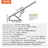 VEVOR Bed Lift, 59x79 in Compatible Extra-large Size 309 lbs Load Bearing, DIY Wall Bed Mechanical Hardware Kit Vertical Deluxe, Pneumatic Lever Heavy Duty Support, Folding for Guestroom