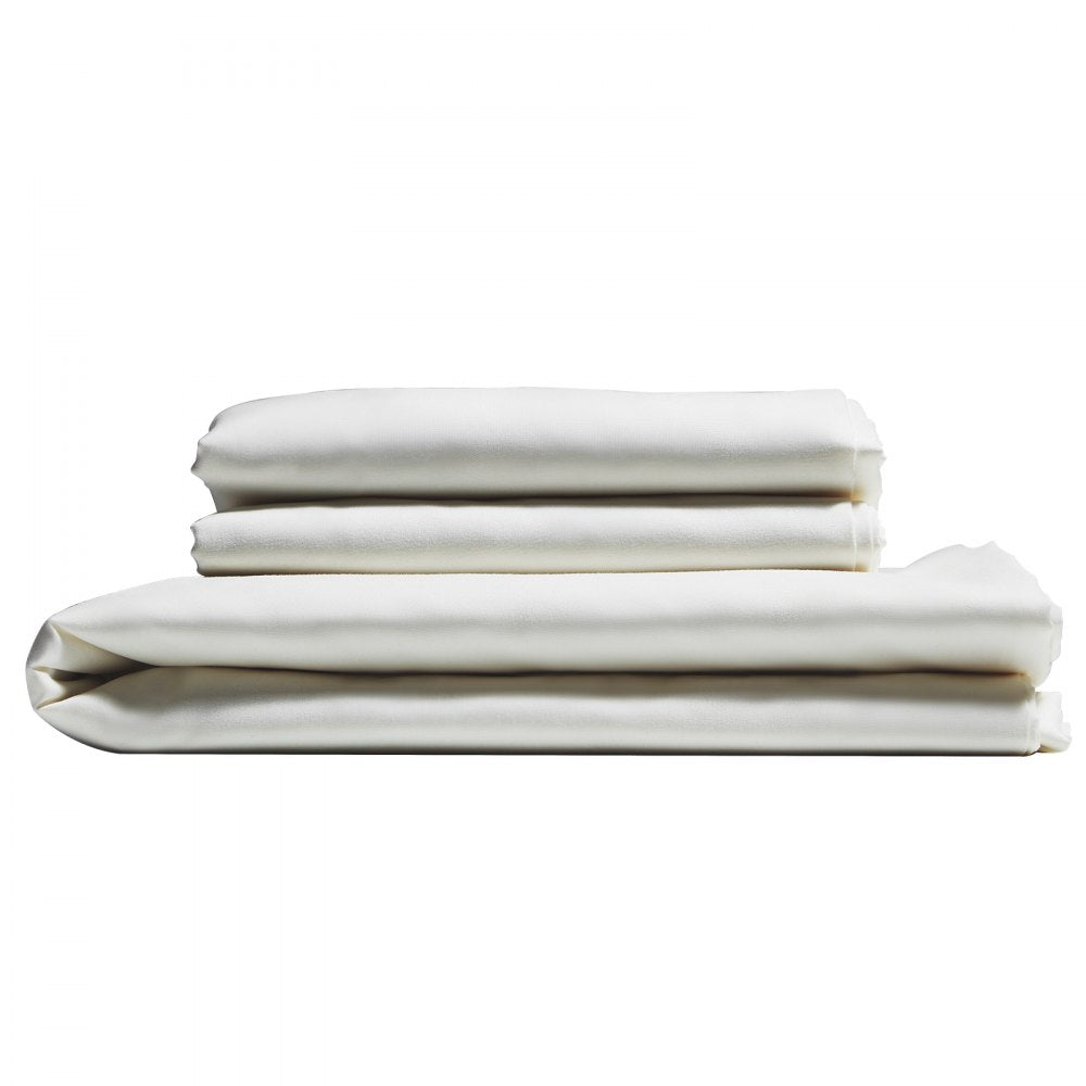 VEVOR 4-Piece Bed Sheet Set - King Size, 100% Brushed Microfiber Bedding Set with 2 Pillowcases, 1 Flat Sheet & 1 Fitted Sheet, Breathable & Wrinkle-Resistant Luxury Bed Sheets for Hotels, Bedrooms