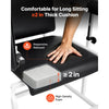 VEVOR Phlebotomy Chair 750LBS Capacity Blood Draw Medical Chair, Comfortable Blood Drawing Chairs with Adjustable Armrests, Soft Padded Seat, Easy-to-Clean PVC Leather for Hospitals Clinics