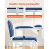 VEVOR Phlebotomy Chair, Blood Draw Chair with Adjustable Armrests and Flip Arm, 400LBS Loading Blood Drawing Medical Chair with Soft Padded Seat, Easy-to-Clean PVC Leather for Hospitals, Labs, Clinics