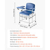 VEVOR Phlebotomy Chair, Blood Draw Chair with Adjustable Armrests and Flip Arm, 400LBS Loading Blood Drawing Medical Chair with Soft Padded Seat, Easy-to-Clean PVC Leather for Hospitals, Labs, Clinics