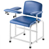 VEVOR Phlebotomy Chair, Blood Draw Chair with Adjustable Armrests and Flip Arm, 400LBS Loading Blood Drawing Medical Chair with Soft Padded Seat, Easy-to-Clean PVC Leather for Hospitals, Labs, Clinics