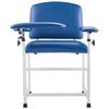 VEVOR Phlebotomy Chair, Blood Draw Chair with Adjustable Armrests and Flip Arm, 400LBS Loading Blood Drawing Medical Chair with Soft Padded Seat, Easy-to-Clean PVC Leather for Hospitals, Labs, Clinics
