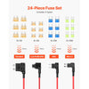 VEVOR Fuse Tap, 24 Packs, 4 Types 12V Car Add-a-Circuit Fuse Tap Adapter, Standard Mini Micro2 and Low Profile Mini Blade Fuses Holder, ATO ATC ATM Fuses Adapter Jumper for Cars Trucks Boats