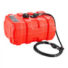 VEVOR Marine Fuel Tank, 8.7 Gallon Boat Gas Tank Portable Outboard Gas Can, for Outboard Engine Boats, Yacht, Fishing Boat, Deck Boat, Gas Container, Fuel Gauge, Hose & Primer Bulb, Premium HDPE, Red