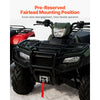 VEVOR Winch Mount, Winch Capacity of 2000-3600 lbs, Trailer Hitch Winch Mount for Select Honda Foreman and Rancher Rubicon Models (2014-2021), 2 Mounting Hole Design, Powder Coated Steel, Black