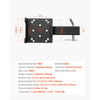 VEVOR Winch Mount, 3600 lbs / 1633 kg Load Capacity, Trailer Hitch Winch Mount with 2-inch Receiver, 2/4 Winch Bolt Holes, Powder Coated Steel, Suitable for ATV UTV Pickup Truck, Black