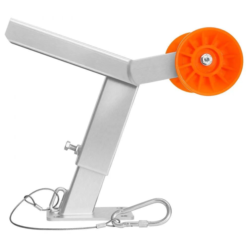 VEVOR Boat Trailer Winch Stand with Roller, Adjustable Height 14.3-21.6 Inches, Boat Winch Mount with U-Bolts for 2-3 Inches W x 3-4 Inches H Trailer Tongue, Fit for Jet Ski, Sailboat, Speedboat