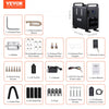 VEVOR 8KW Diesel Heater, 12V/24V All in One Diesel Air Heater, Bluetooth APP Control, Remote Control and Display Screen, CO Alarm, Fast Heating Vertical Portable Diesel Heater for Vehicles, Garage