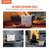 VEVOR 2KW Diesel Heater, 12V/24V All in One Diesel Air Heater, with Bluetooth APP Control, Remote Control and Display Screen, CO Alarm, Fast Heating Portable Diesel Heater for Vehicles and Outdoors