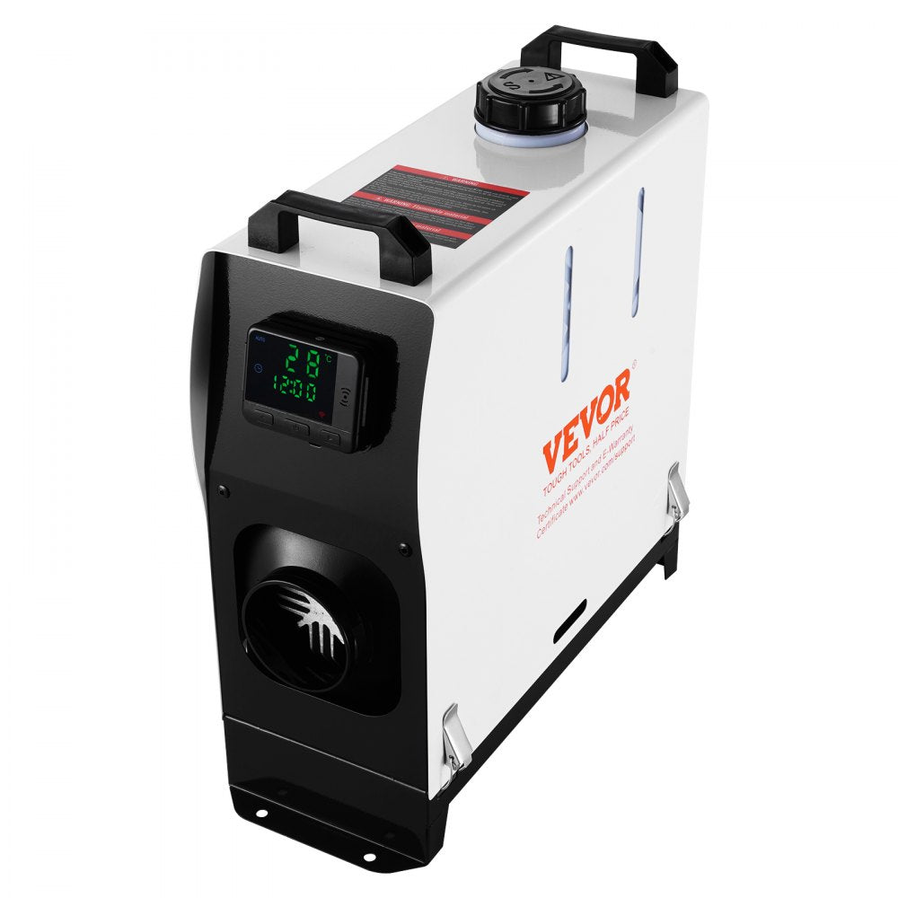 VEVOR 5-8KW Diesel Heater, Diesel Air Heater All in One with Remote Control and LCD Screen, Fast Heating Low Noise, Portable Diesel Heater for Truck Van RV Trailer Camper