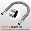 VEVOR Diesel Heater Pipe Ducting Set, 3" Extendable Air Duct Hose, 1" Stainless Steel Exhaust Pipe, 2 Air Vents, Tee Air Outlet Connector and Hose Clamps, for 5KW/8KW Diesel Parking Heaters