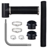 VEVOR Diesel Heater Pipe Ducting Set, 3" Extendable Air Duct Hose, 1" Stainless Steel Exhaust Pipe, 2 Air Vents, Tee Air Outlet Connector and Hose Clamps, for 5KW/8KW Diesel Parking Heaters