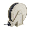 VEVOR Oil Hose Reel, 1/2 inch x 33 ft Retractable, Spring Driven Auto Swivel Rewind, Max 3625 PSI, Heavy-Duty Carbon Steel Construction with Steel Wire Braided Hose, for Engine / Gear / Hydraulic Oil