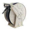 VEVOR Fuel Hose Reel, 3/4 inch x 66 ft Retractable, Spring Driven Auto Swivel Rewind, 300 PSI, Heavy-Duty Carbon Steel Construction with Industrial Grade Rubber Hose, for Diesel Fuel, Kerosene