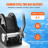 VEVOR Hand Winch, 2000 lbs Pulling Capacity, Boat Trailer Winch Heavy Duty Rope Crank with 23 ft Polyester Strap and Two-Way Ratchet, Manual Operated Hand Crank Winch for Trailer, Boat or ATV Towing