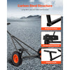 VEVOR Boat Trailer Dolly, 420lbs Load Capacity, Carbon Steel Trailer Mover with Adjustable Length, 15.7 in Pneumatic Tires and Nonslip Support Bracket, for Moving Kayak Motorboat Fishing Boat